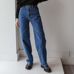 Nomia Paneled Wide Leg Jeans 32